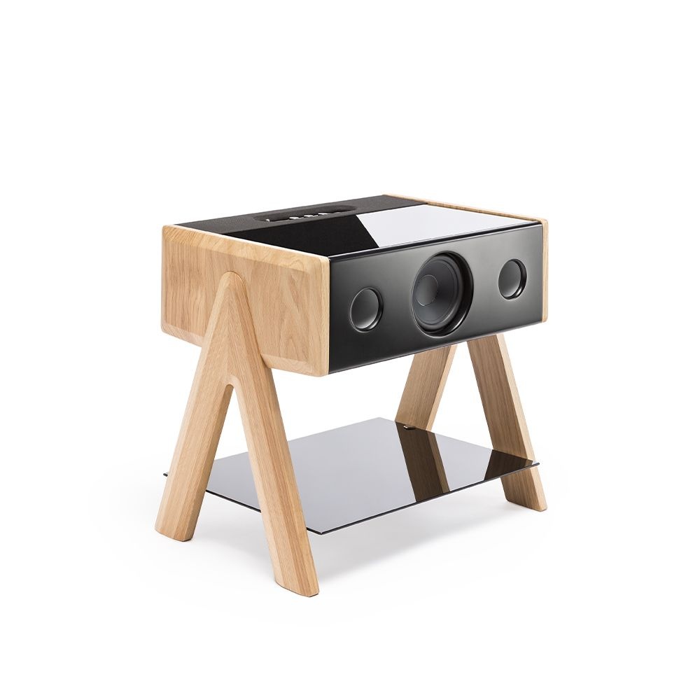 [롯데백화점] 제네바 프리미엄 블루투스 스피커 Cube 2.1 Oak