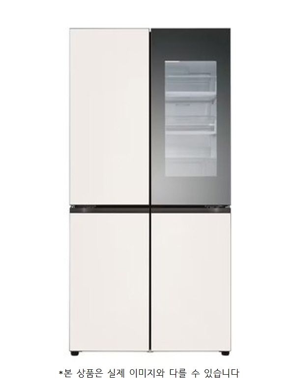 LG전자 LG 디오스 AI 오브제컬렉션 STEM 베이직 냉장고 (노크온 매직스페이스) 854L M875GBB472 (신지식인)
