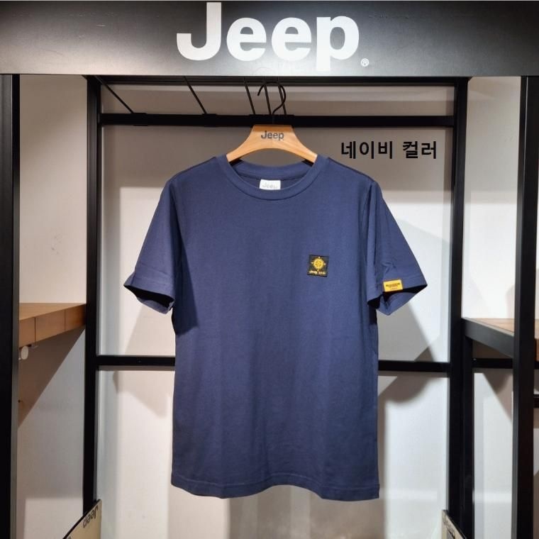 지프 [패션플러스][지프]JEEP Jeep 지프 스몰로고 면 지프 반팔티(이월상품)_1_A 501_503_1