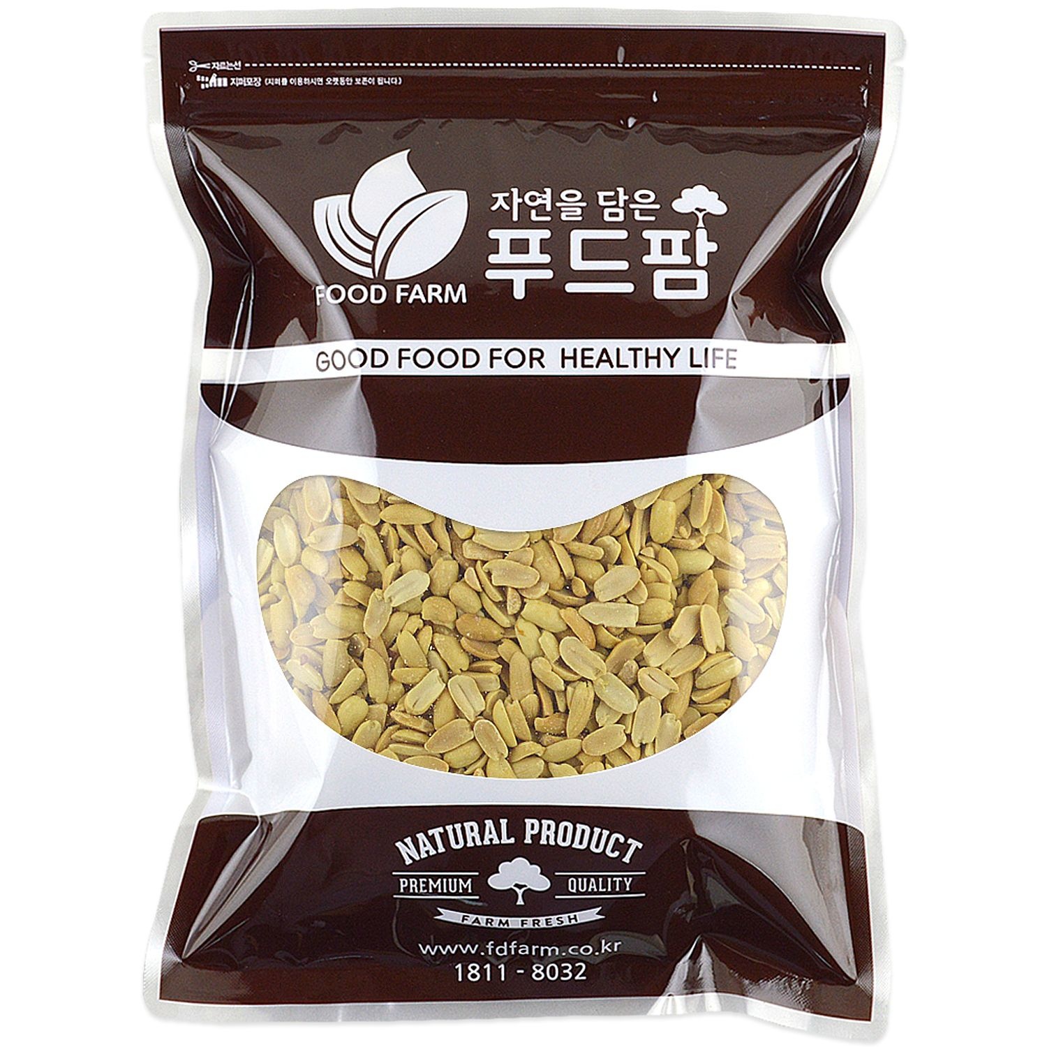 푸드팜 땅콩 햇 볶음땅콩(반태) 1kg