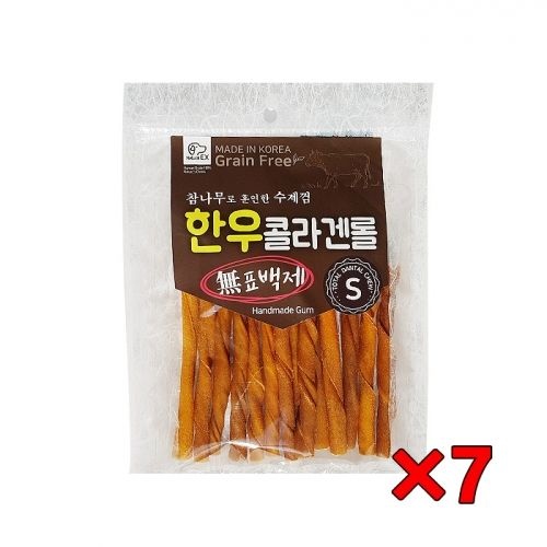 [특가할인7개묶음]내추럴EX 한우 콜라겐 롤 S