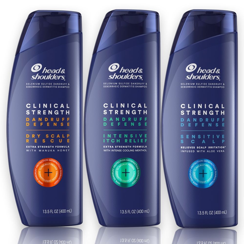 헤드앤숄더 완화 클리니컬 비듬가려움 단백질 스트렝스 샴푸 온가족 400ml