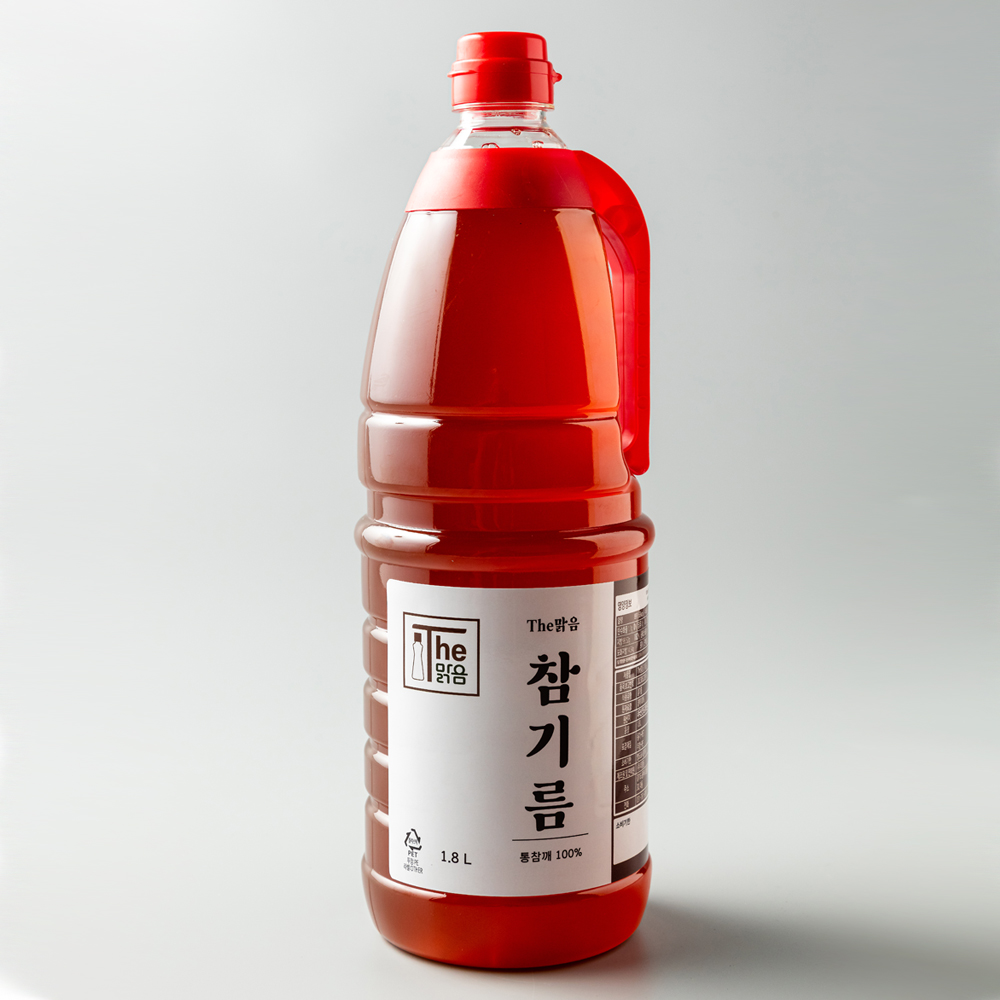 [오늘출발] 더맑음 참기름 1.8L (외국산)