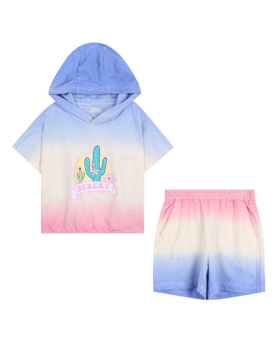 NBA 여아 데저트 그라데이션 후디 쇼츠 세트(K232ST610P)28CC