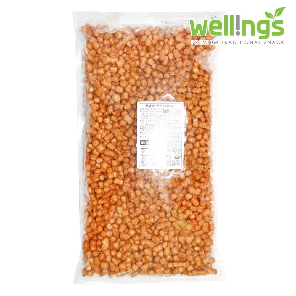 웰링스 두부10% 대용량 퍼핑콩 수제 강정 오란다 만들기 재료 오란다 알알이 800g