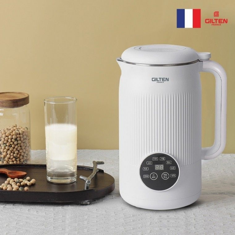 길텐1275CV화이트 가정용 두유제조기 1200ml 죽 스프 믹서기 콩물 만들기 이유식 메이커