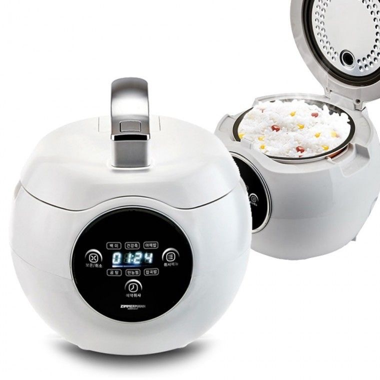 짐머만A300 애플 밥솥 2인 3인용 일반 소형 전기밥솥 미니밥솥 예약취사 보온 밥통