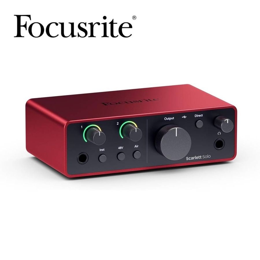포커스라이트 [해외] 포커스라이트 Focusrite 스칼렛 솔로 4세대 USB 오디오 인터페이스