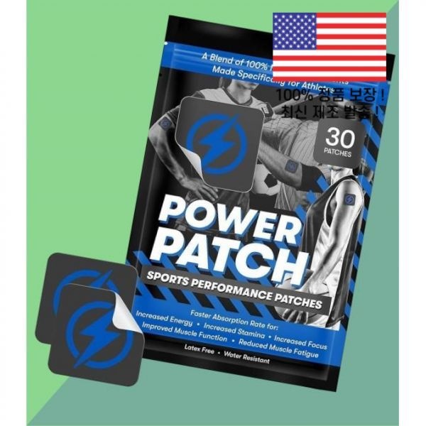 [해외] QUI LO 마이 파워 패치 스포츠 퍼포먼스 식물성 무브먼트 결과 30팩 MY POWER PATCH Sports Performance Patch 30 patches 3631231