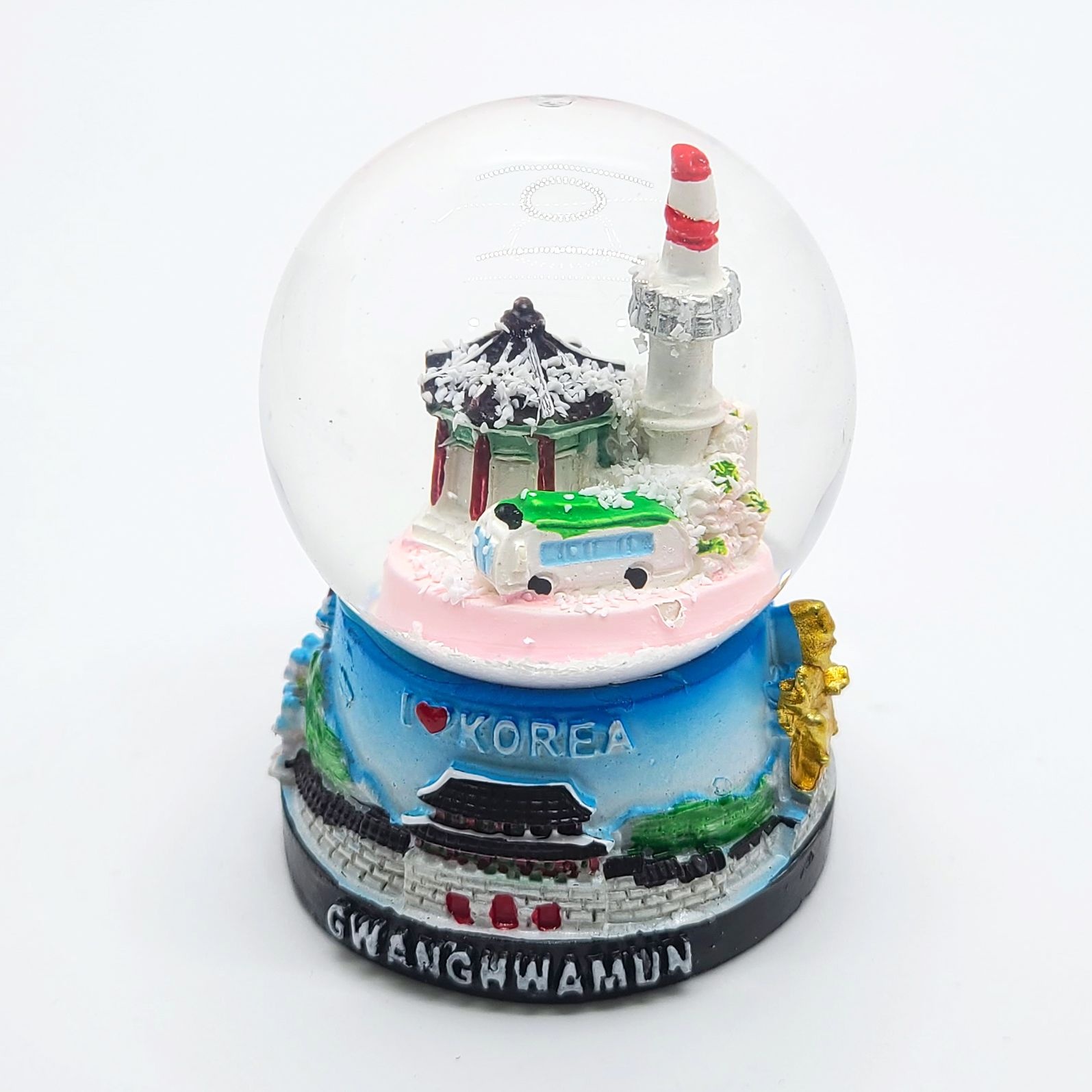 [온누리상품] 서울 남산타워 스노우볼 워터볼(중) 한국 관광 기념품 인테리어 선물