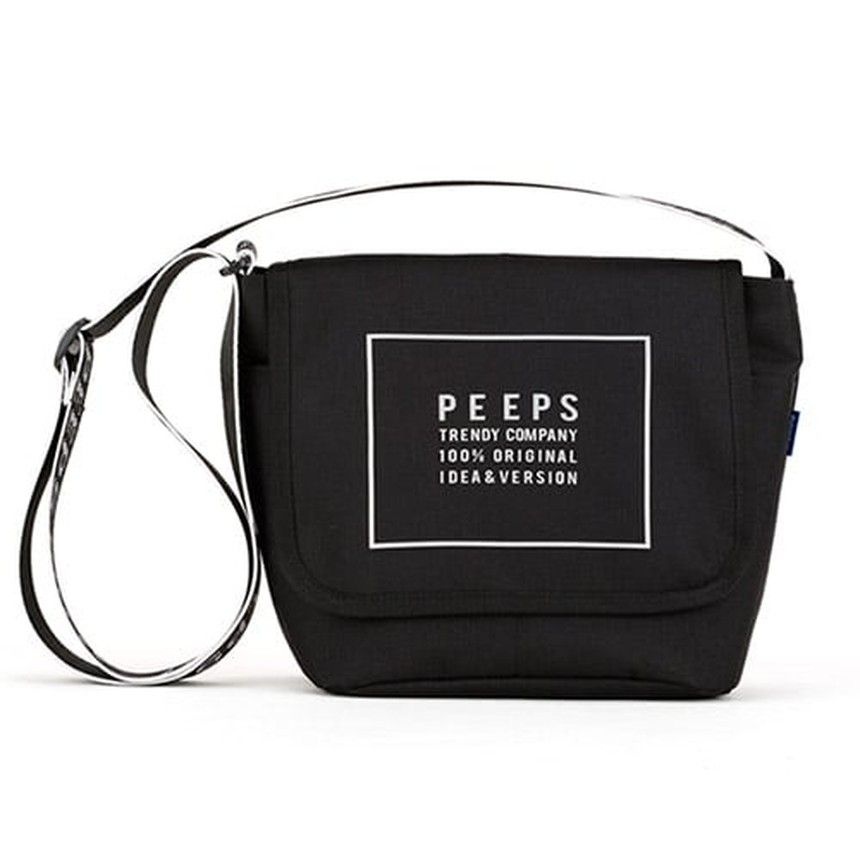 핍스 reflect light mini cross bag(black)