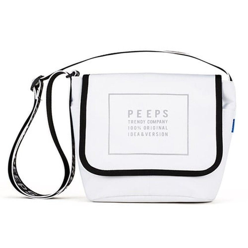 핍스 reflect light mini cross bag(white)