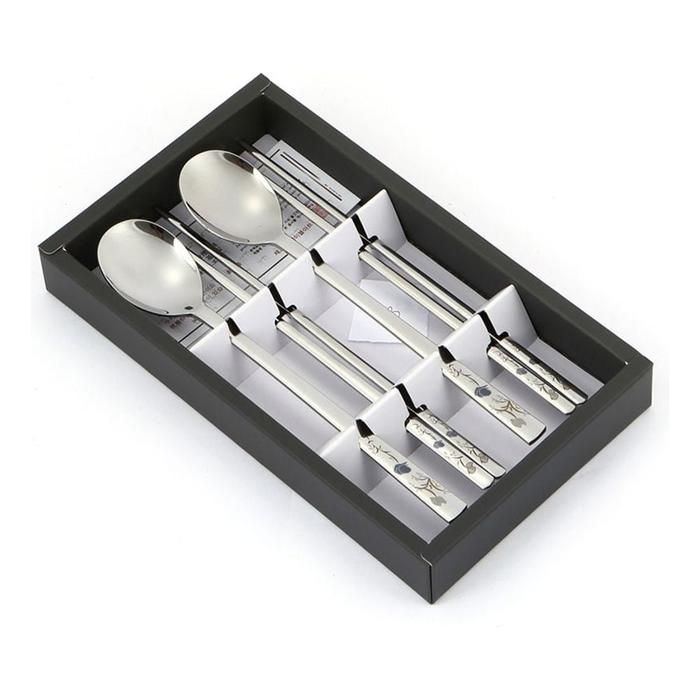 [아우트_64]은초롱 2인수저세트 부부수저세트