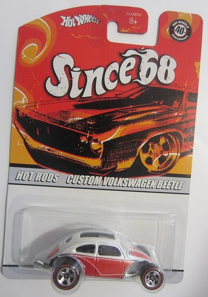 [해외] Mattel Hot Wheels Since '68 Custom Volkswagen Beetle Rods #8 of 10 [호환]