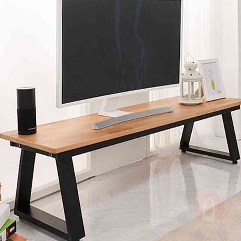 삼안 엘다 원목 낮은 테이블 1500 진열테이블 전시테이블 모니터테이블