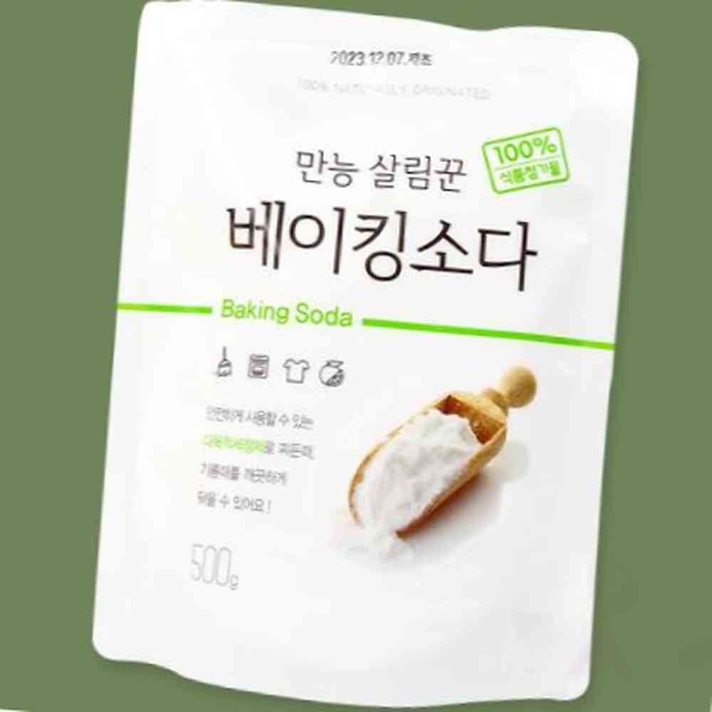 이안 만능살림꾼 베이킹소다 리필 500G 과일세척제 농약제거 과일세척베이킹소다