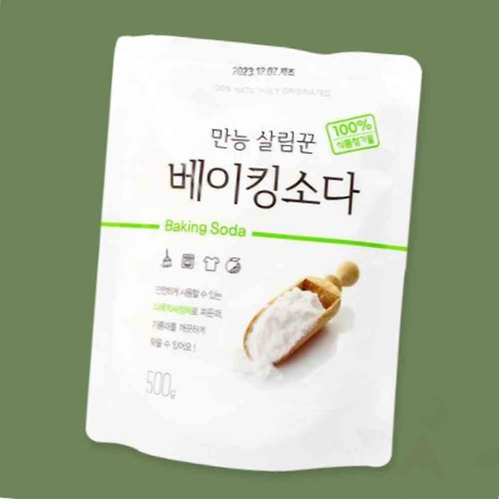 이안 만능살림꾼 베이킹소다 리필 500G 3개 속옷빨래비누 과일세척제 찌든기름때