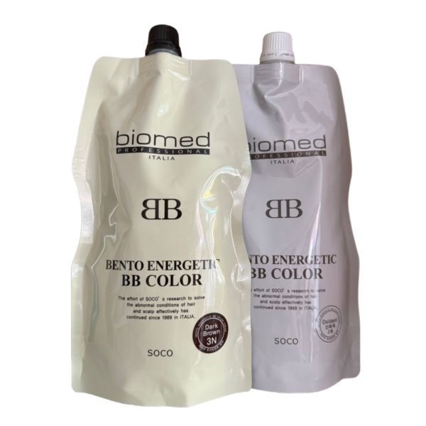 바이오메드 테온셀 바이오메드 벤토 에너제틱 비비칼라/저자극 새치전용 염색약 7N-밝은 황갈색 400g