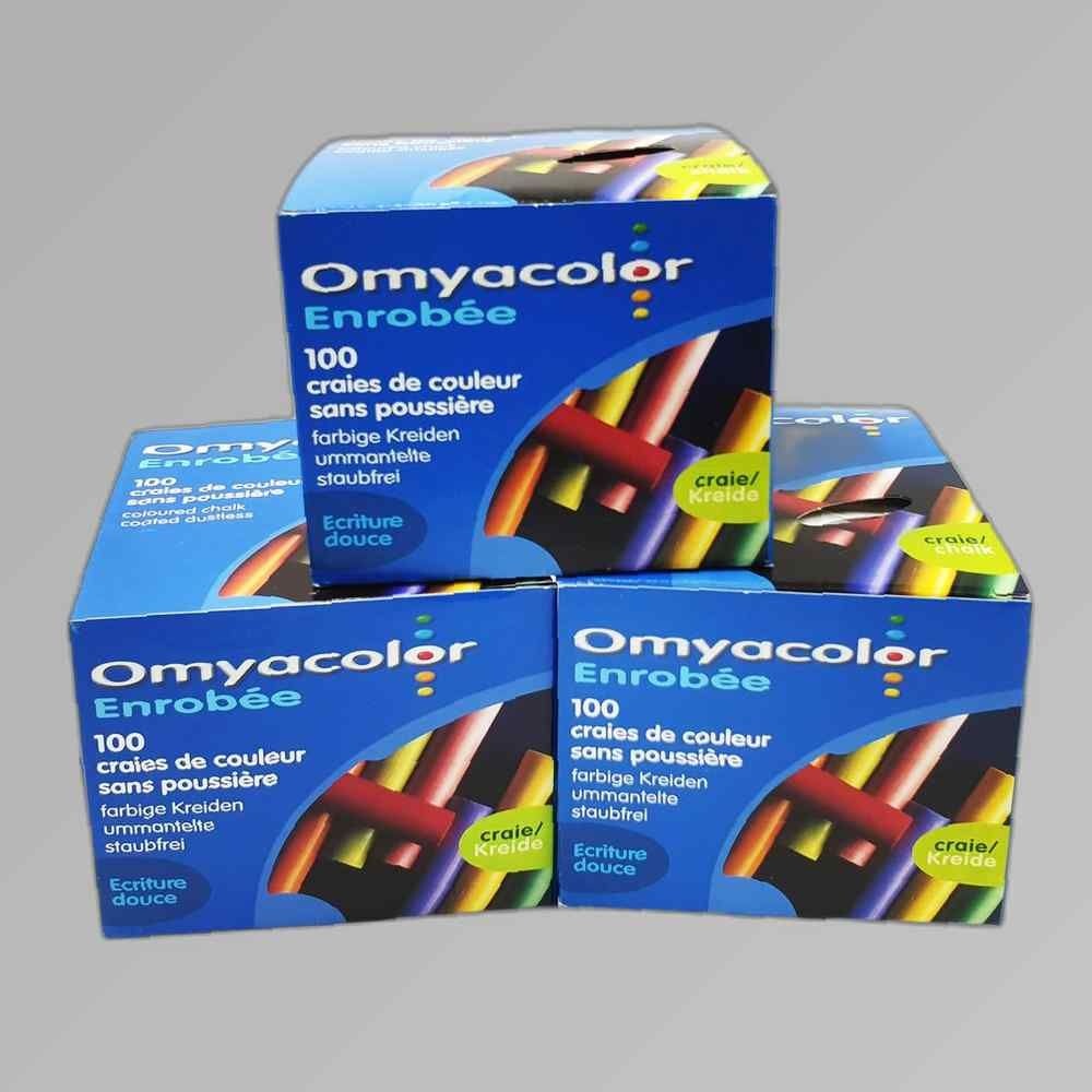 오미야 탄산 분필(하양색/1갑100개)