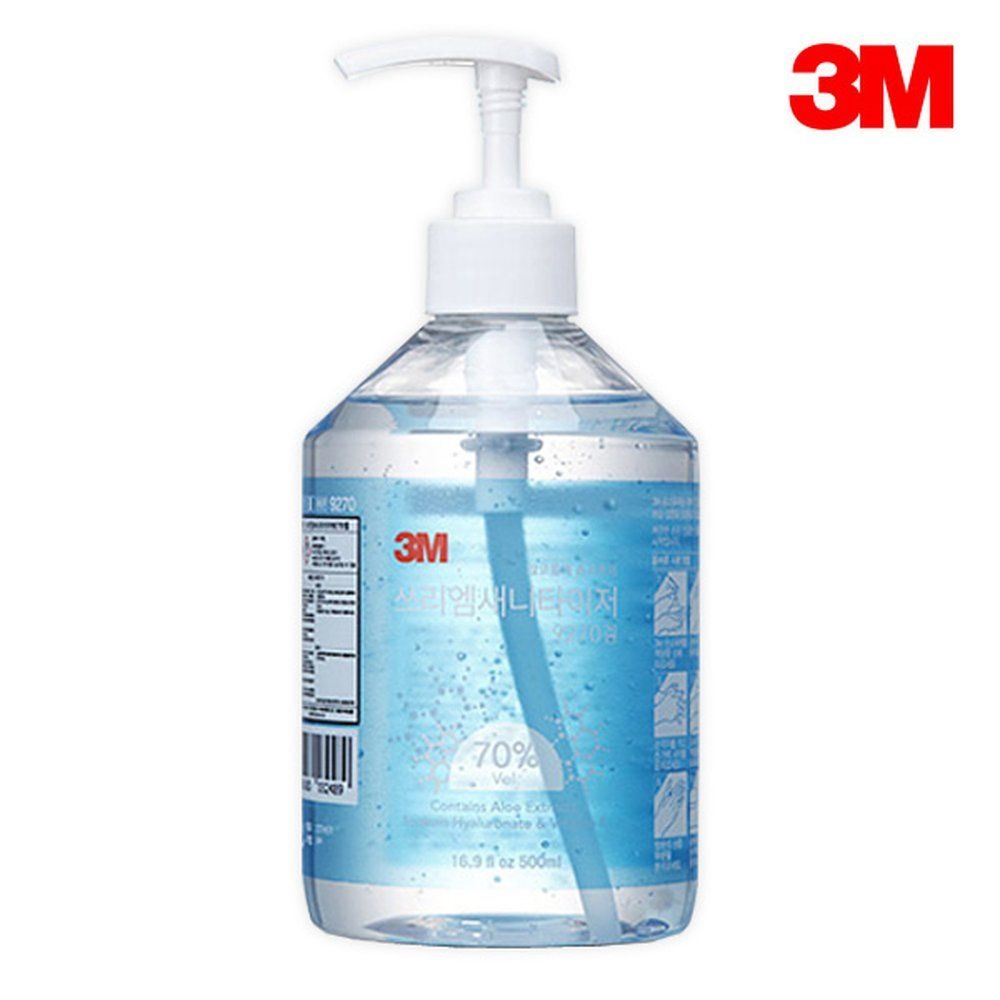3M 손소독제 9270겔 500ml 2개 70 강력살균