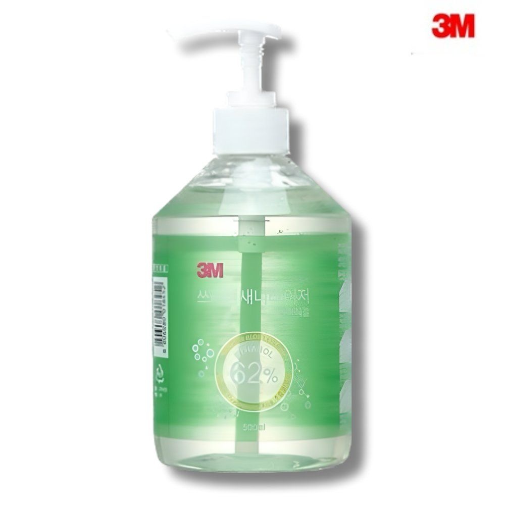 엘시시 3M 베이직겔 9262 펌프형 새니타이저 500ml 62 촉촉한 피부보호
