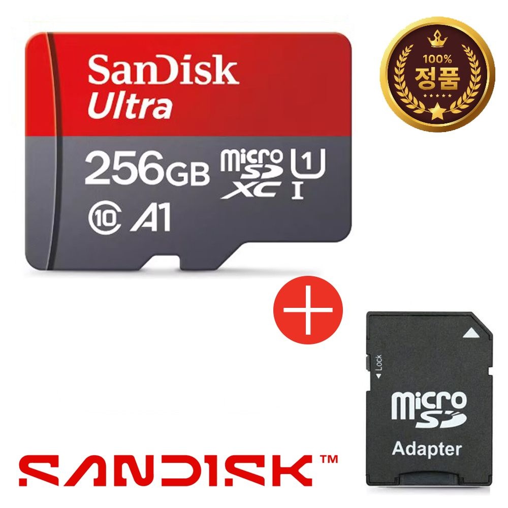샌디스크 아이리버 FH1 블랙박스 메모리 256GB SD카드 정품