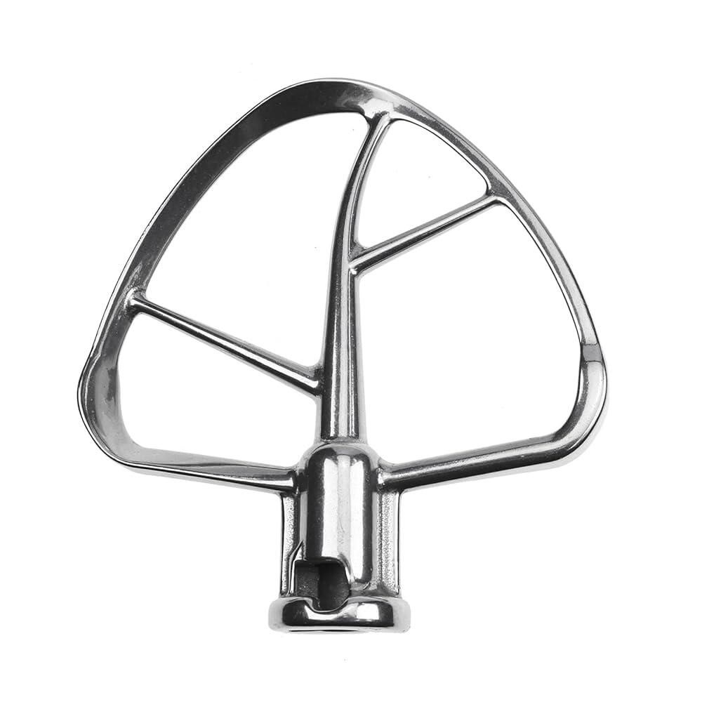 Elsoon [해외] ELSOON Kitchenaid 4.5-5QT 틸트 헤드 스탠드 믹서용 스테인리스 스틸 플랫 비터 교체품 - K45 K45SS KSM75 KSM90 KSM95 KSM100 KSM103