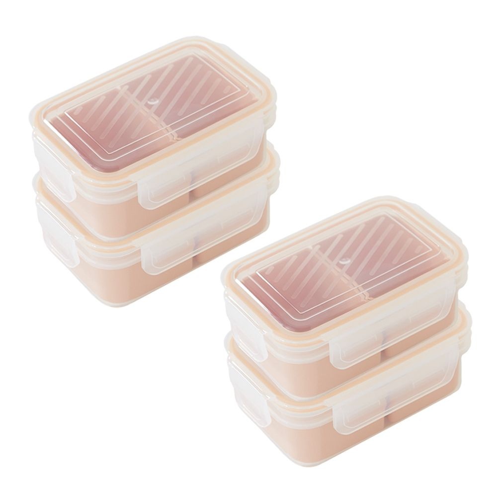 (현대Hmall) 이지앤프리 나눔쉐어 밀프랩 용기 480ml 2칸 4P