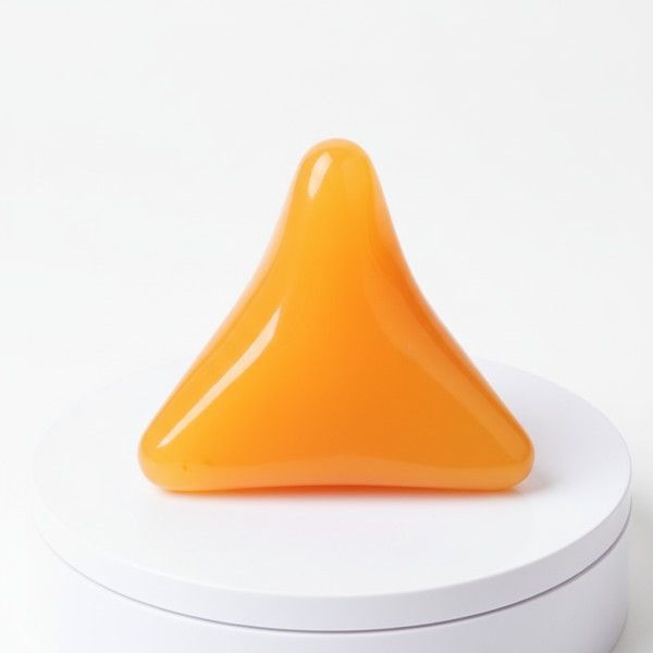 삼각뿔 밀랍 수지 옥 괄사 마사지 도구 지압봉 안마밀대 안마용품