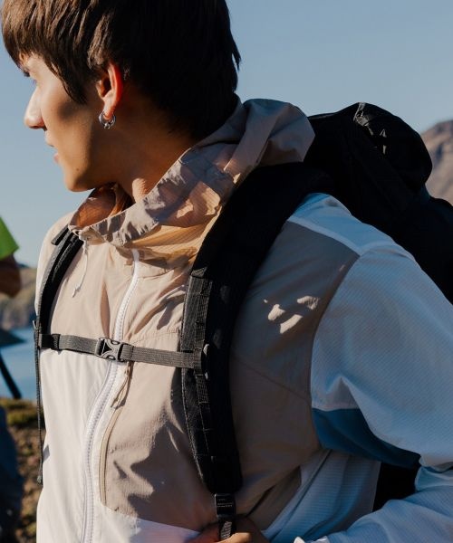 [국내매장정품] 코오롱스포츠 KOLON SPORT 남성 윈드케이 후드 컬러블록 자켓 재킷 JWJJM26203STO 200441