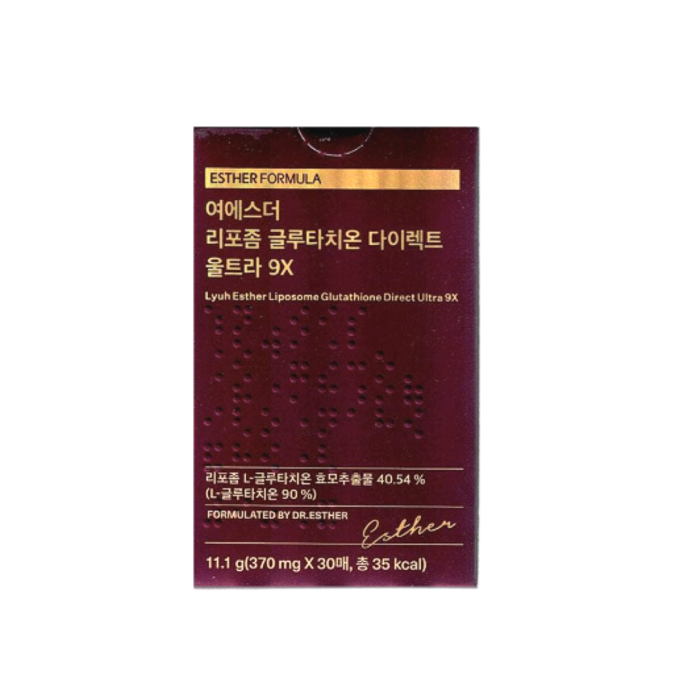 에스더포뮬러 여에스더 리포좀 글루타치온 울트라 9X 370mg x 30매