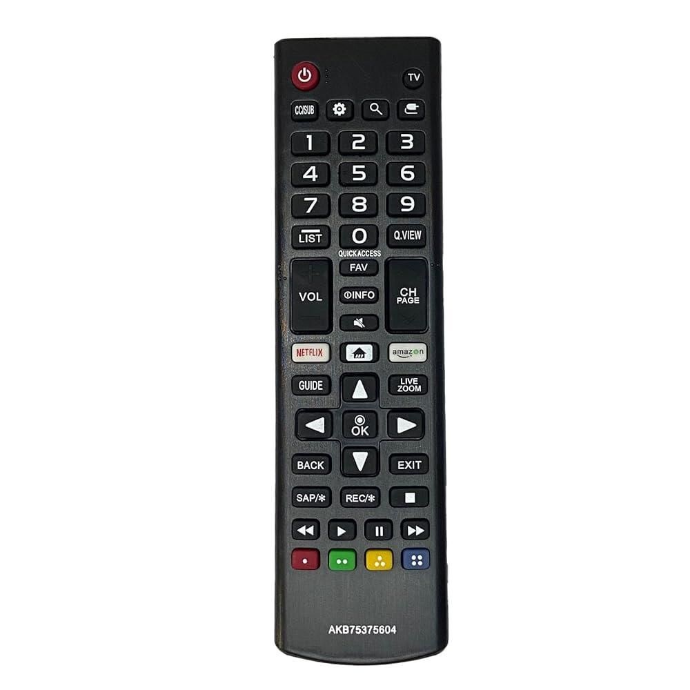 [해외] AKB75375604 교체용 리모컨 LG 스마트 TV 43UK6090PUA 49UK6090PUA 50UK6090PUA 55UK6090PUA 60UK6090 65UK6090PUA 70UK6190PUB 75UK6190PUB 43LK5와