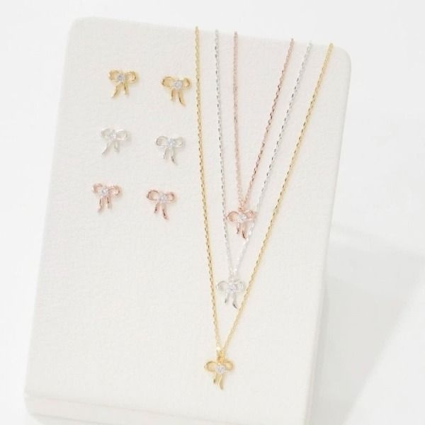 [패션플러스][브이와이][VY] 여자 미니 리본 주얼리 세트_A31104_18439698_588847