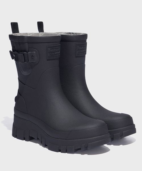 락피쉬 rockfish FLATFORM WEAVING RAIN BOOTS MIDDLE - 5color