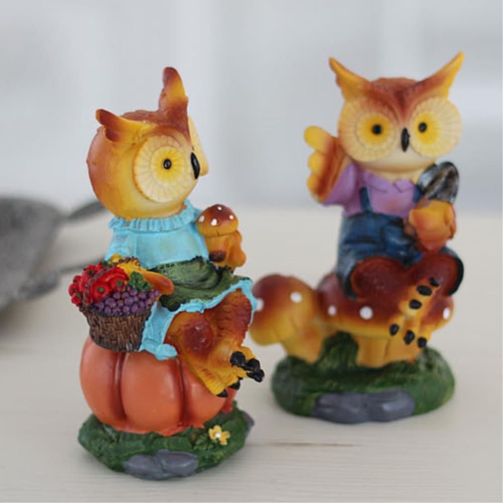 SOGGUPNORI 유치원 귀여운 컬러풀 왕눈이 부엉이인형 집꾸미기 분위기소품