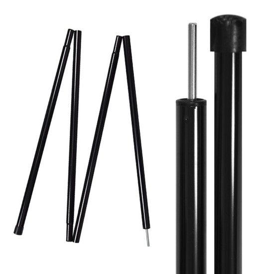 BUCK703 타프폴대 블랙 28파이 2100 1P 타프 텐트 타프폴대세트 단조팩 캠핑망치 캠핑 텐트폴대 텐트팩