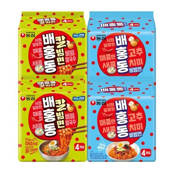 UnKnown 배홍동 비빔면 8입 + 칼빔면 (총 16봉) 232947 {MH}