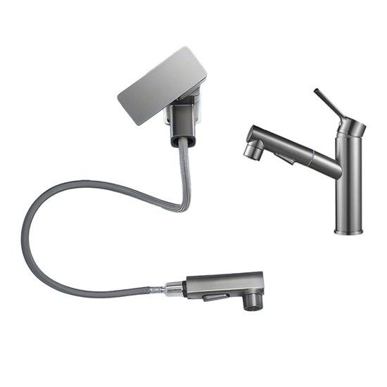 워터탭 60cm호스 세가지 분사모드 샤워건 욕실 화장실 스프레이건 N439