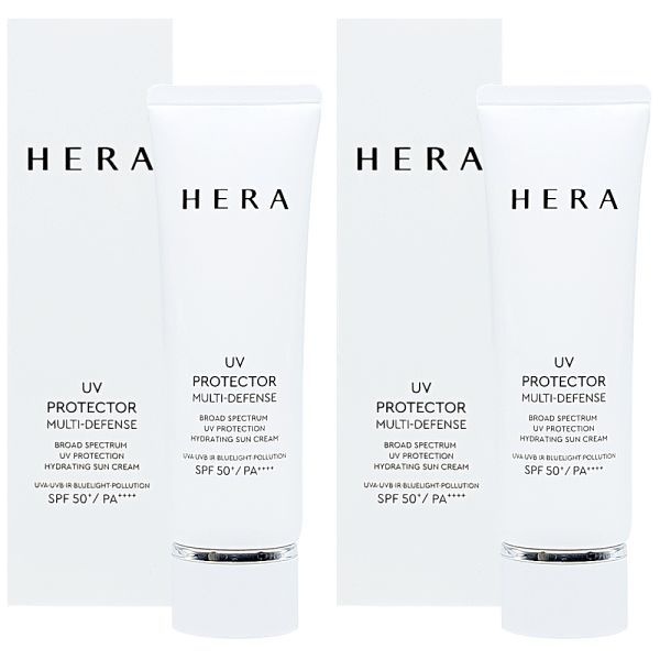 기초보습 헤라 UV 프로텍터 멀티 디펜스 50ml x 2개 백탁없는선크림
