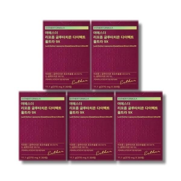 [셀러허브 식품] 여에스더 리포좀 글루타치온 다이렉트 울트라 9x 5개