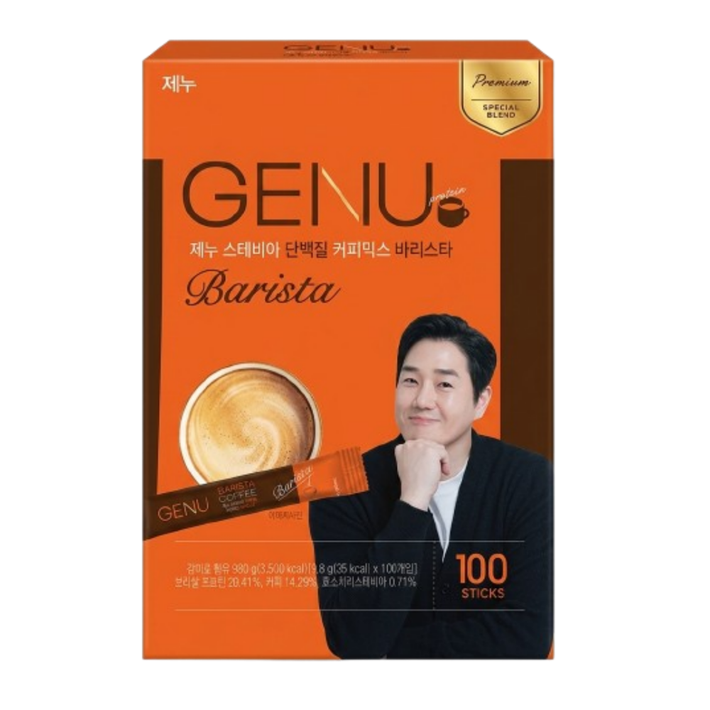제누 스테비아 단백질 커피믹스 바리스타 9.8g x 100개