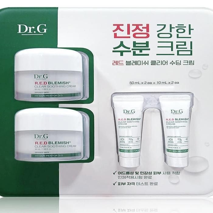 닥터지 레드 블레미쉬 클리어 수딩크림 120ml 시카 코 스트코 수분크림 x2SET(SH)