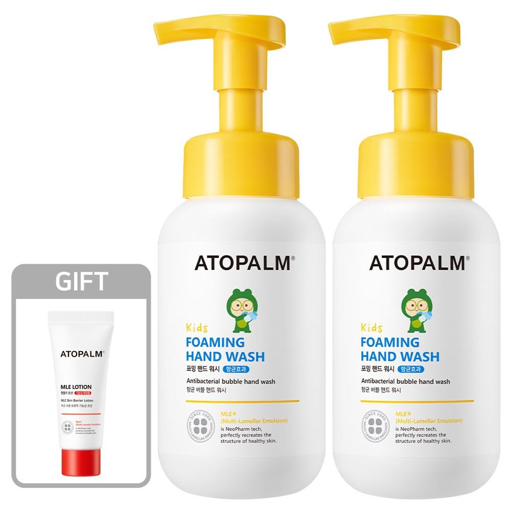 아토팜 키즈 포밍 핸드워시 300ml X 2개 (+로션20ml)