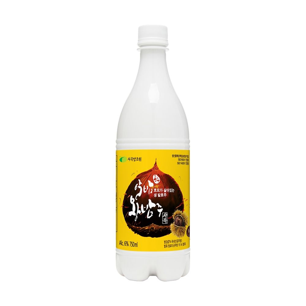 사곡양조장 공주 알밤주6도 750ml 막걸리형 전통주