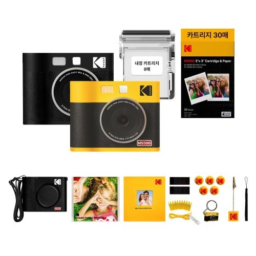 <매장정품> 코닥 KODAK CAMERA 미니샷3 ERA MS300악세사리 번들 휴대용 즉석카메라 포토프린터 사진인화기 670121