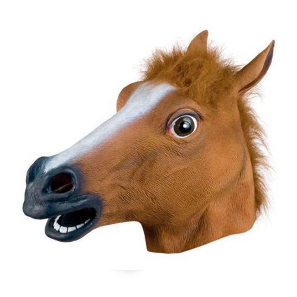 킹받는 말 가면 코스프레 파티가면 동물가면 캐릭터 복면
