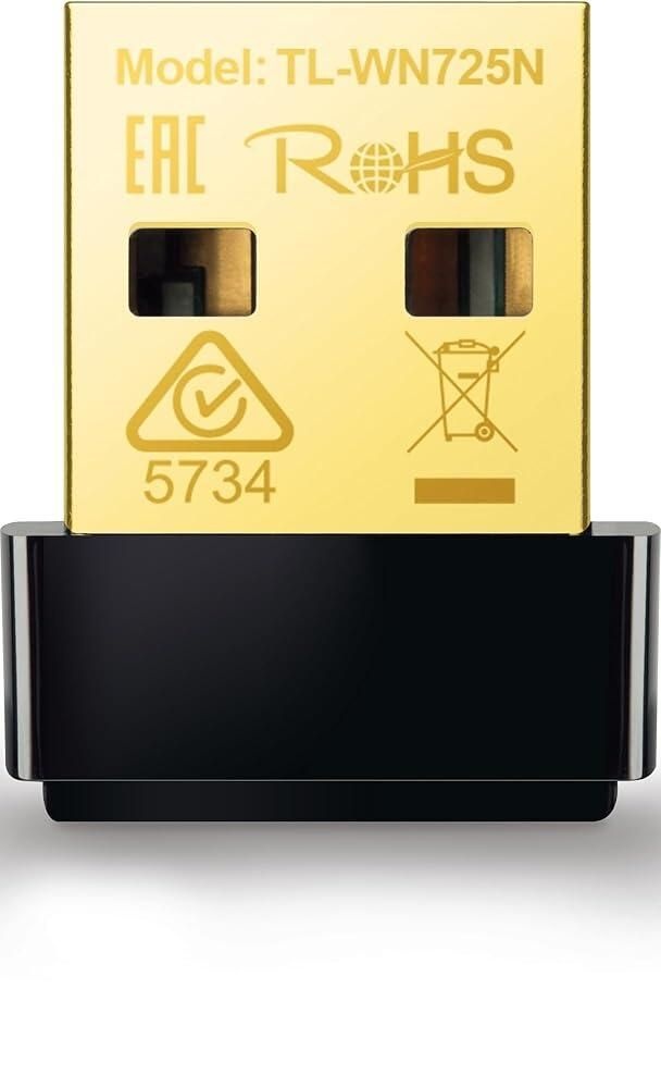 TP-Link [해외] PC용 TP-Link USB Wi-Fi 어댑터(TL-WN725N), N150 데스크탑용 무선 네트워크 어댑터 - 나노 사이즈 동글, 윈도우 10/7/8/8.1/XP/ M