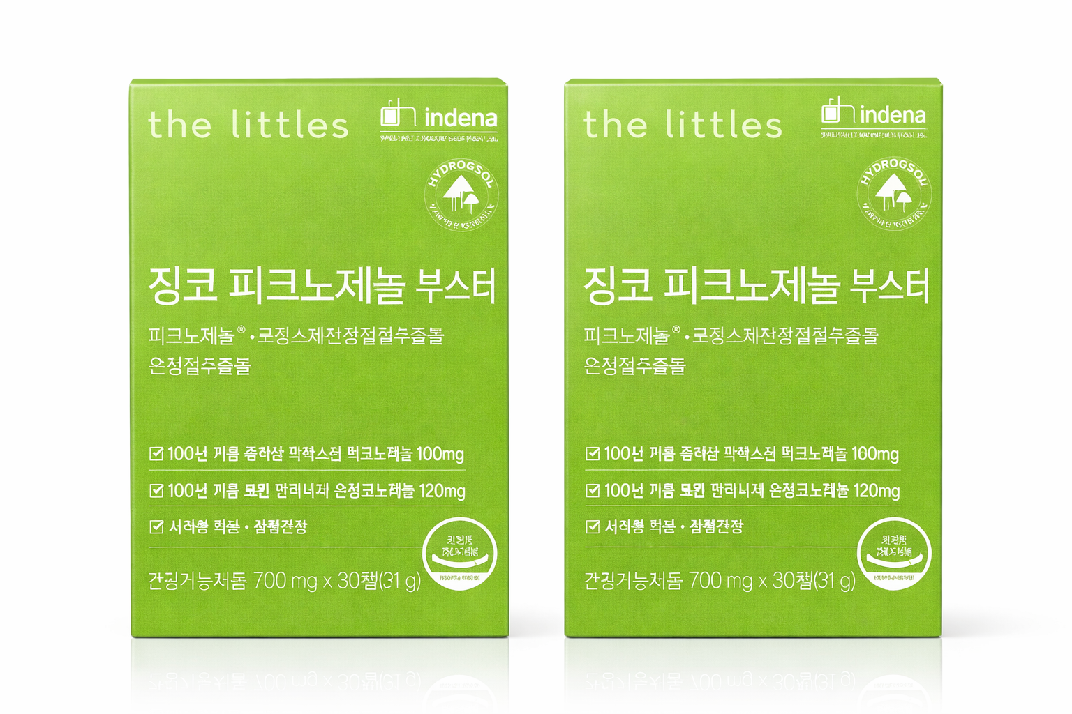더리틀스 징코피크노제놀부스터 30정, 2개