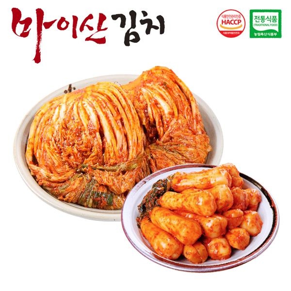 [한국농협김치] 전북대표 마이산2종1호 포기김치 3kg+총각김치 2kg