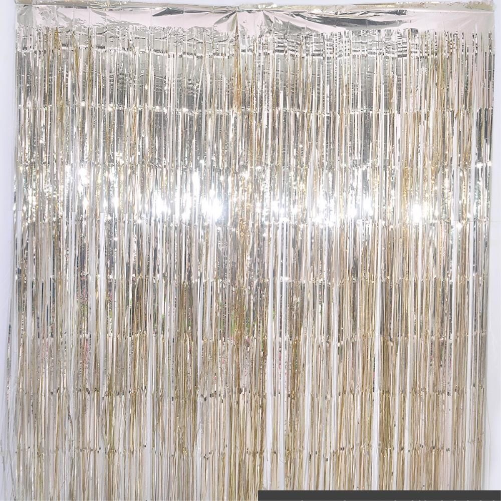 현대협력업체 생일 홈파티 반짝이 골드 태슬커튼 수술장식 이벤트 기념파티 포토존